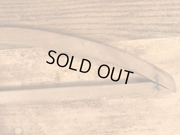 アメリカのアドバタイジング物のアンティークのウッドハンガー