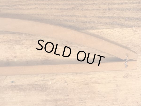 アメリカのアドバタイジング物のアンティークのウッドハンガー