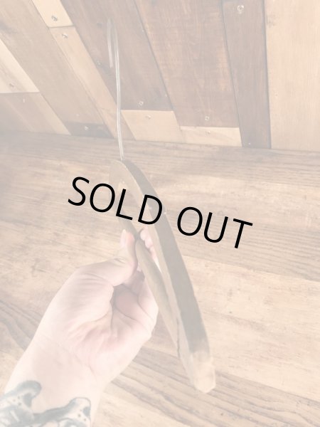 アメリカの企業物のアンティークのウッドハンガー