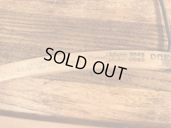 アメリカの企業物のアンティークのウッドハンガー