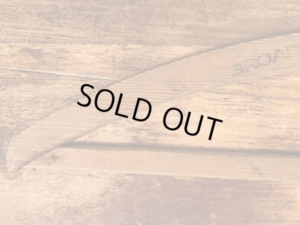 アメリカのアドバタイジング物のアンティークのウッドハンガー