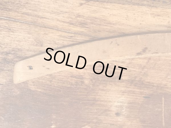 アメリカの企業物のアンティークのウッドハンガー