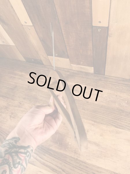 アメリカのアドバタイジング物のアンティークのウッドハンガー