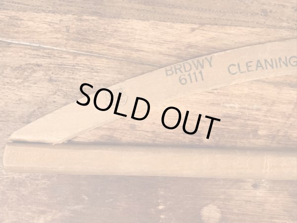 アメリカのアドバタイジング物のアンティークのウッドハンガー