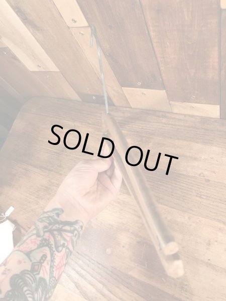 アメリカのアドバタイジング物のアンティークのウッドハンガー