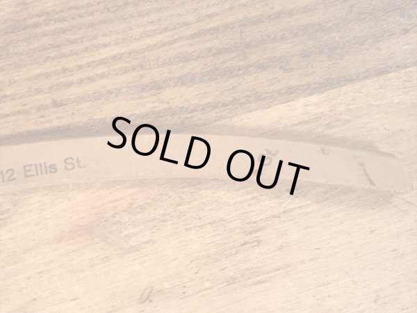 アメリカの企業物のアンティークのウッドハンガー