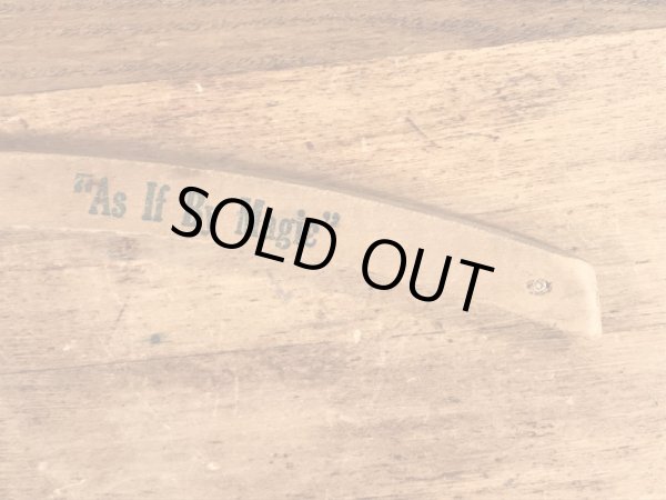 アメリカの企業物のアンティークのウッドハンガー