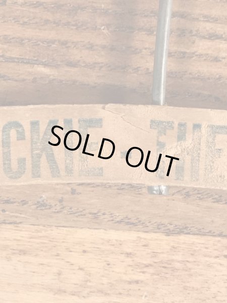 アメリカのアドバタイジング物のアンティークのウッドハンガー