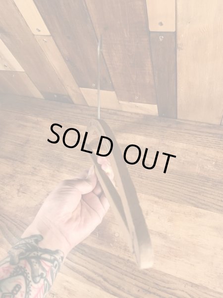 アメリカのアドバタイジング物のアンティークのウッドハンガー