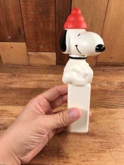 画像2: Snoopy Peanuts Plastic Stick Toy　スヌーピー　ビンテージ　プラスチックトイ　80年代
