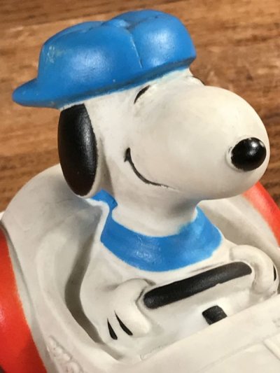 画像2: Snoopy Peanuts “Open Car” Squeeze Toy　スヌーピー　ビンテージ　スクイーズトイ　オープンカー　80年代