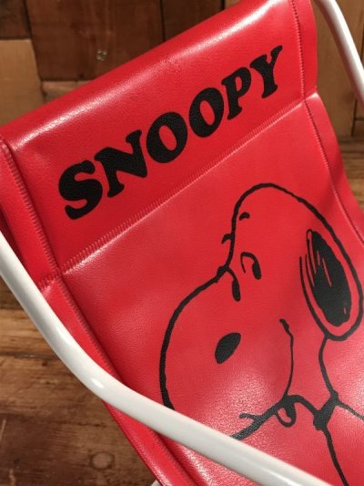 画像2: Peanuts Snoopy Vinyl Leather Doll Chair　スヌーピー　ビンテージ　ドールチェア　ビニールレザー　70年代