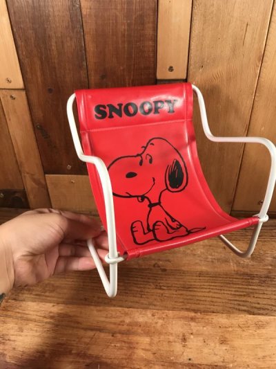 画像3: Peanuts Snoopy Vinyl Leather Doll Chair　スヌーピー　ビンテージ　ドールチェア　ビニールレザー　70年代