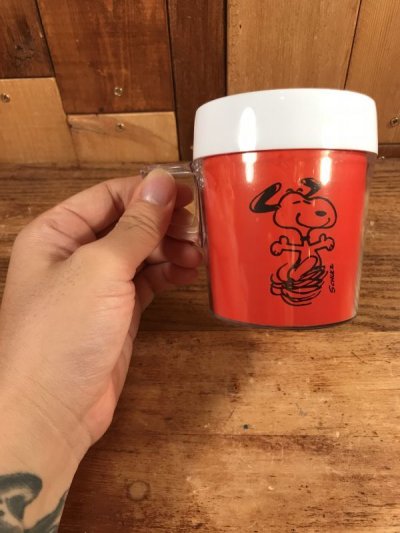 画像3: Peanuts Snoopy “I Feel Free!” Thermo Mug　スヌーピー　ビンテージ　サーモマグカップ　70年代