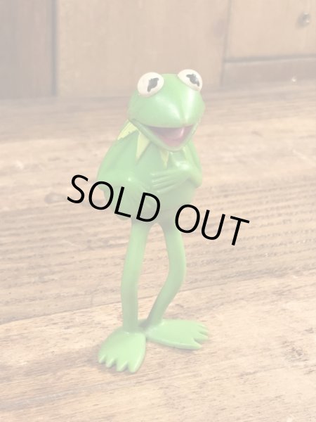 マペットショウのカーミットのビンテージフィギュア