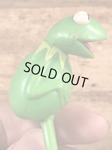 マペットショウのカーミットのビンテージフィギュア