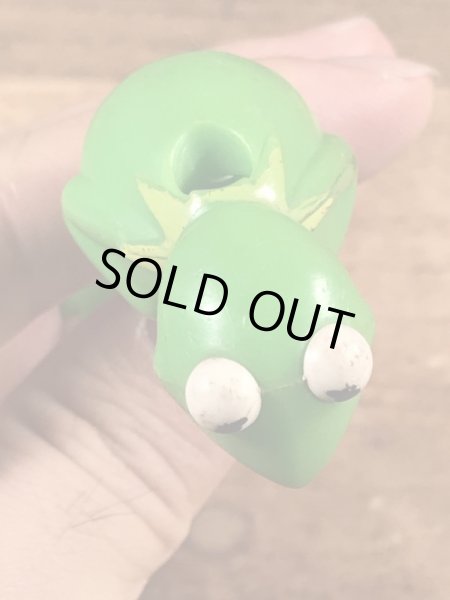 マペットショウのカーミットのビンテージフィギュア