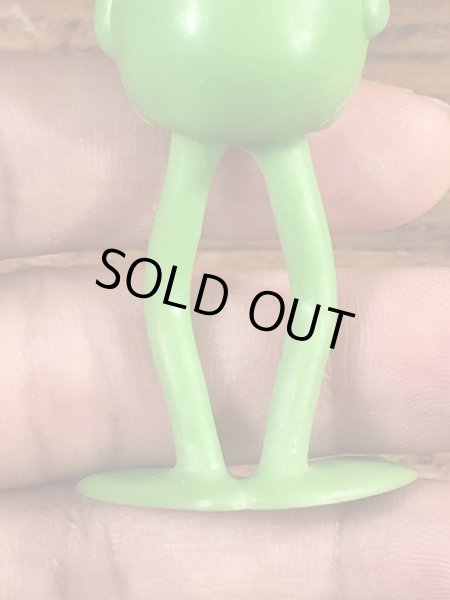 マペットショウのカーミットのヴィンテージフィギュア