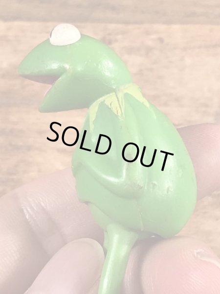 マペットショウのカーミットのビンテージフィギュア