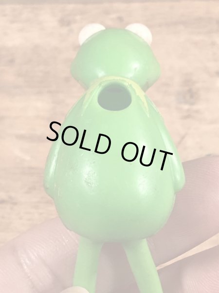 マペットショウのカーミットのビンテージフィギュア