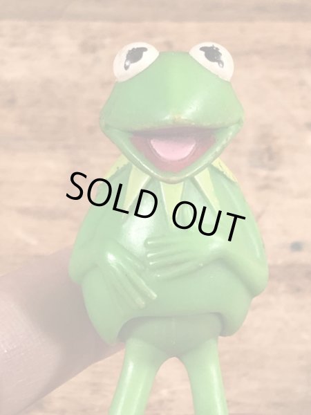 マペットショウのカーミットのビンテージフィギュア