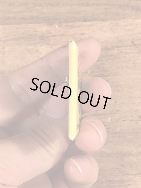 パックマンの四角のビンテージ缶バッジ