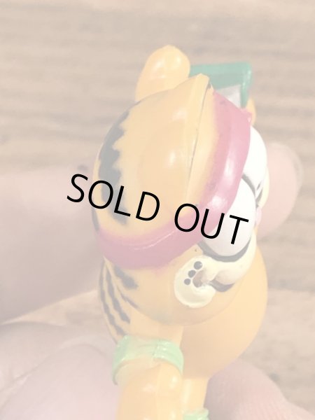 ガーフィールドのローラースケートのビンテージPVCフィギュア