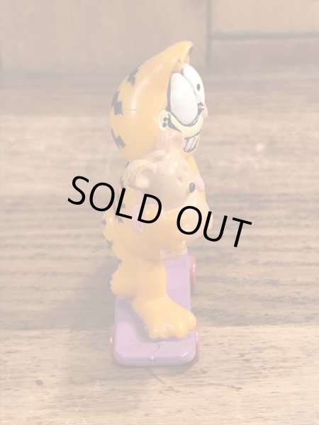 ガーフィールドのスケートボードのビンテージPVCフィギュア