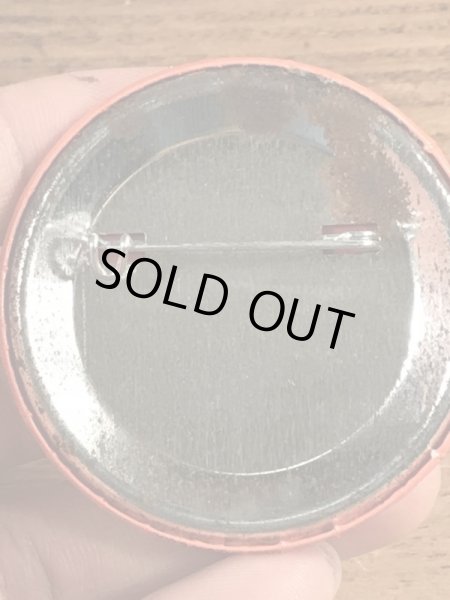 Smurfのメッセージが書かれたヴィンテージ缶バッチ