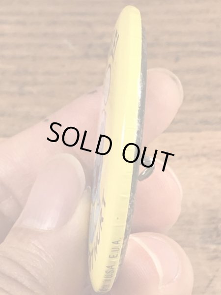 Smurfのメッセージが書かれたヴィンテージ缶バッチ