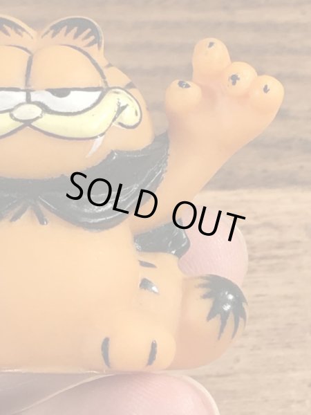 ガーフィールドのドラキュラのビンテージソフビ人形