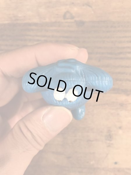 セサミストリートのクッキーモンスターのビンテージトコトコ人形