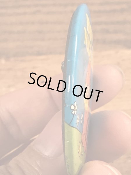 ガーフィールドのメッセージが書かれたヴィンテージ缶バッチ