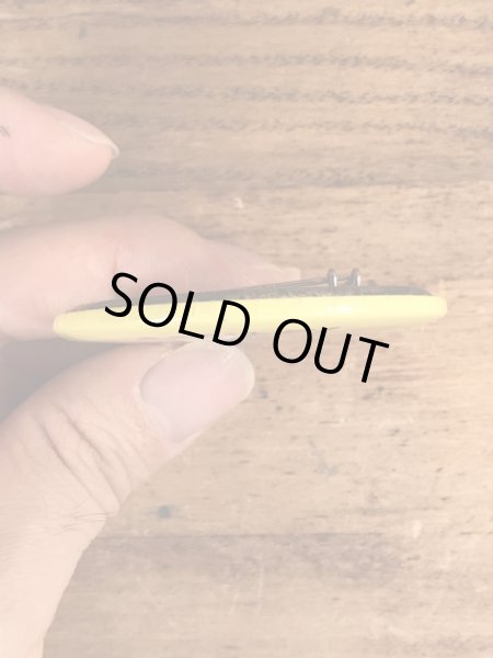 Smurfのメッセージが書かれたヴィンテージ缶バッチ