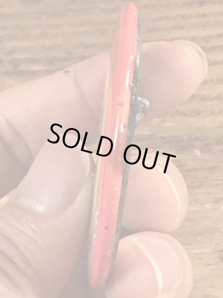 Smurfのメッセージが書かれたヴィンテージ缶バッチ