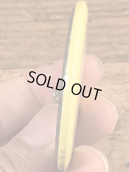 Smurfのメッセージが書かれたヴィンテージ缶バッチ