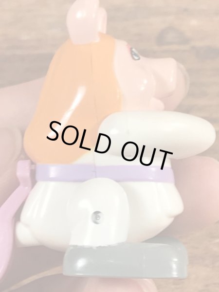 マペットショウのミスピギーのビンテージぜんまい式トイ