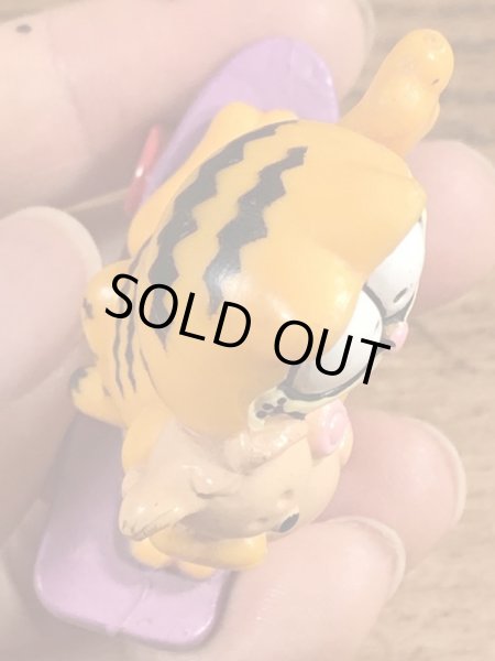 ガーフィールドのスケートボードのビンテージPVCフィギュア