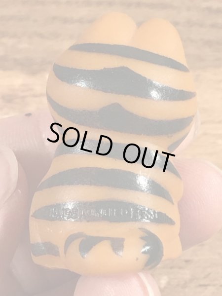 ガーフィールドのビニール製のビンテージフィギュア