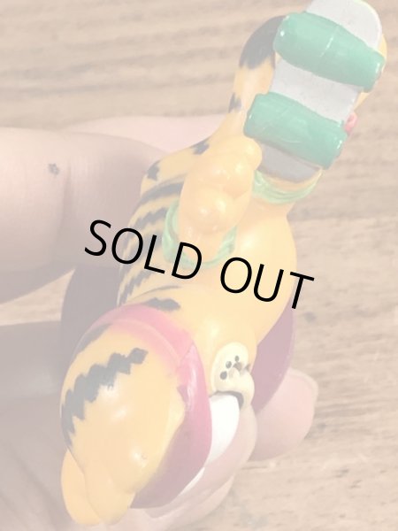 ガーフィールドのローラースケートのビンテージPVCフィギュア