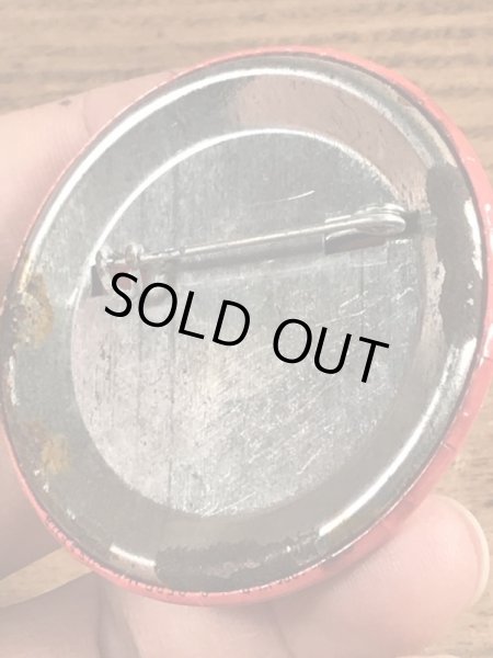 Smurfのメッセージが書かれたヴィンテージ缶バッチ