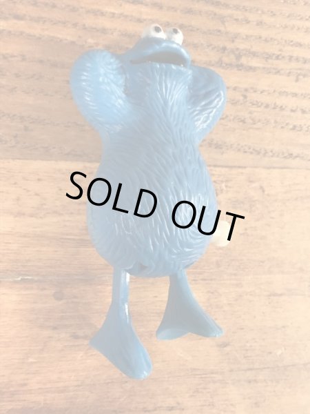 セサミストリートのクッキーモンスターのビンテージトコトコ人形