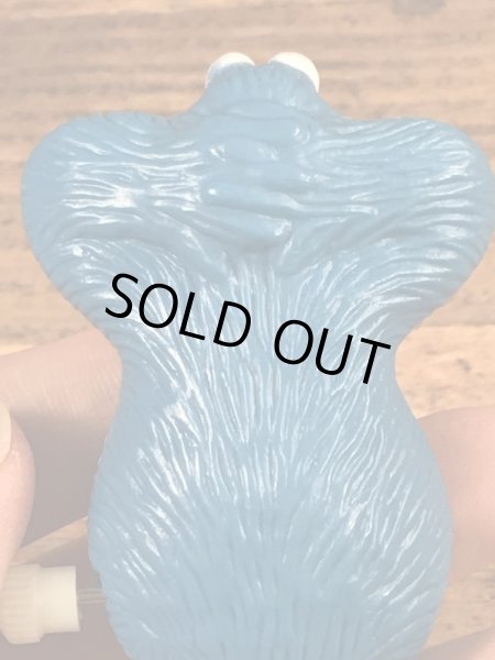 セサミストリートのクッキーモンスターのビンテージトコトコ人形