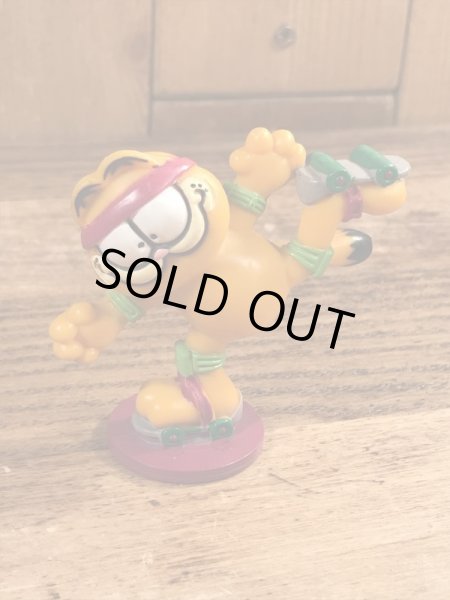 ガーフィールドのローラースケートのビンテージPVCフィギュア