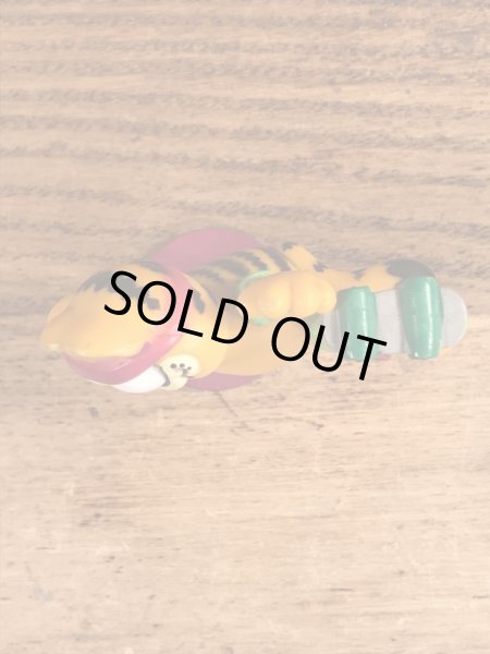 ガーフィールドのローラースケートのビンテージPVCフィギュア