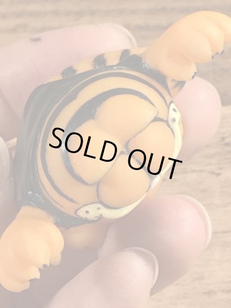 ガーフィールドのドラキュラのビンテージソフビ人形