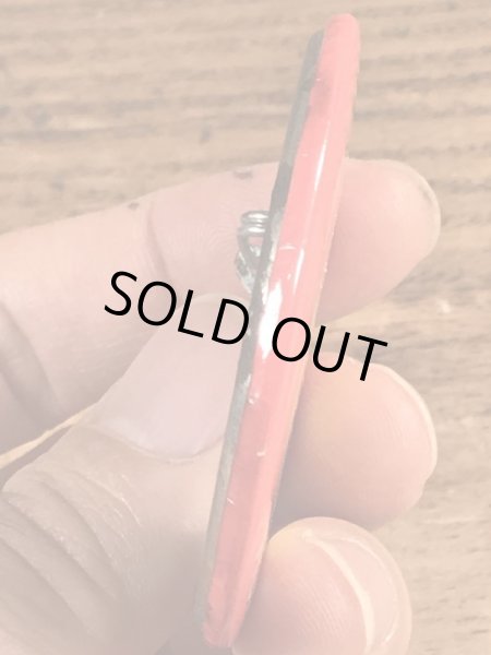 Smurfのメッセージが書かれたヴィンテージ缶バッチ