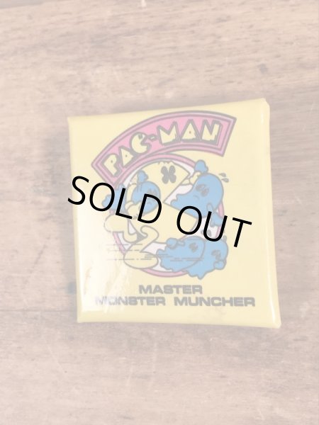 Pac-Man “Master Monster Muncher” Pinback パックマン