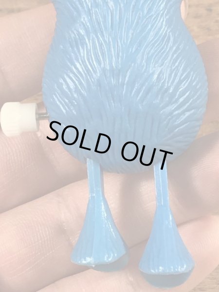 セサミストリートのクッキーモンスターのヴィンテージぜんまいフィギュア