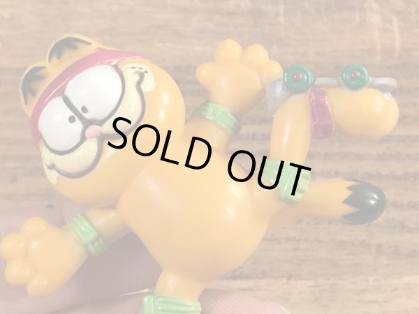 ガーフィールドのローラースケートのビンテージPVCフィギュア